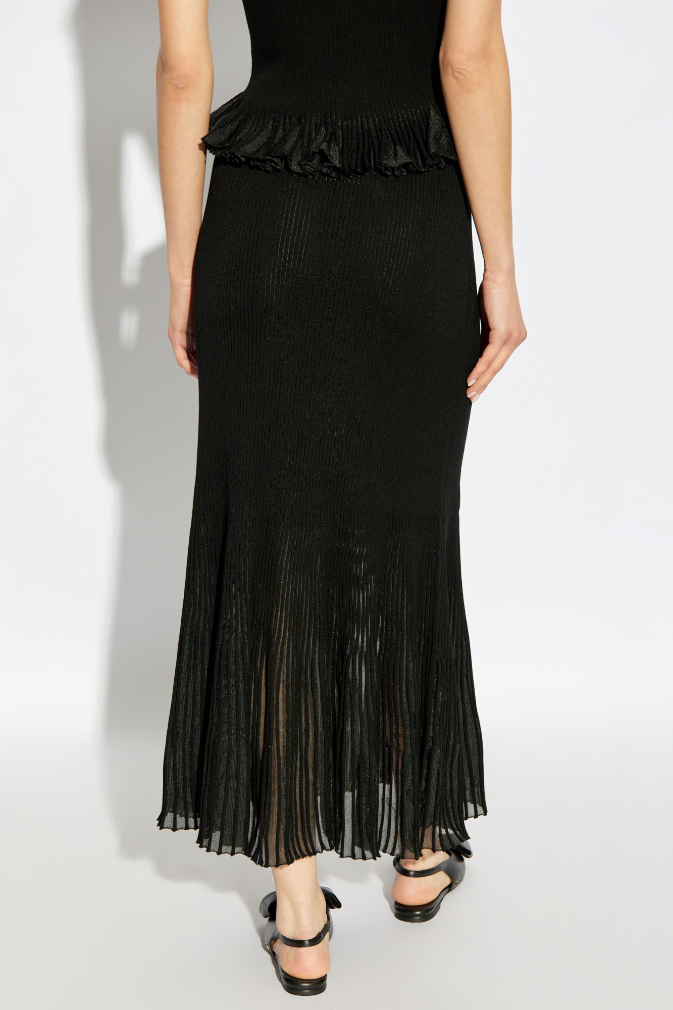 ワンピース ULLA JOHNSON Women Mid Skirts PS250158NOI Black Ulla Johnson Black Skirts | Shopbop